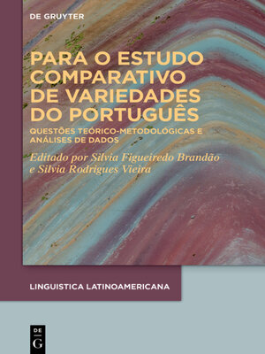 cover image of Para o estudo comparativo de variedades do Português